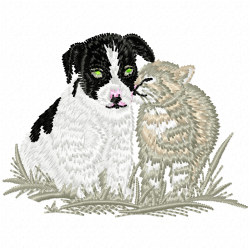 Dogs Embroidery Design 2